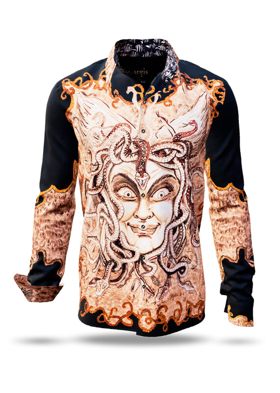 Discover colorful button up shirts for men AEGIS - 100% cotton