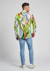Discover colorful button up shirts for men...