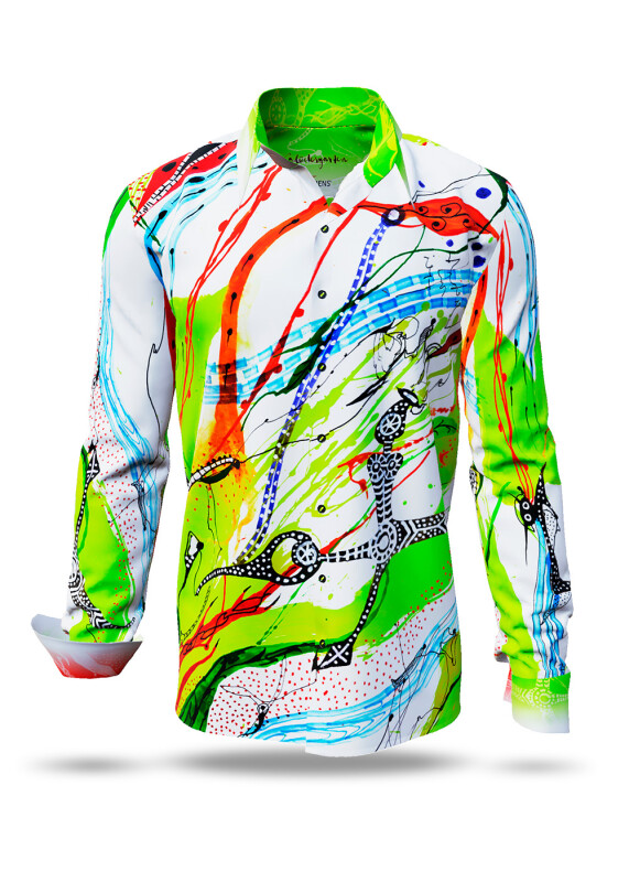 Discover colorful button up shirts for men GLÜCKSGARTEN - 100% cotton