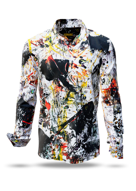 Discover colorful button up shirts for men GERMANIO - 100% cotton