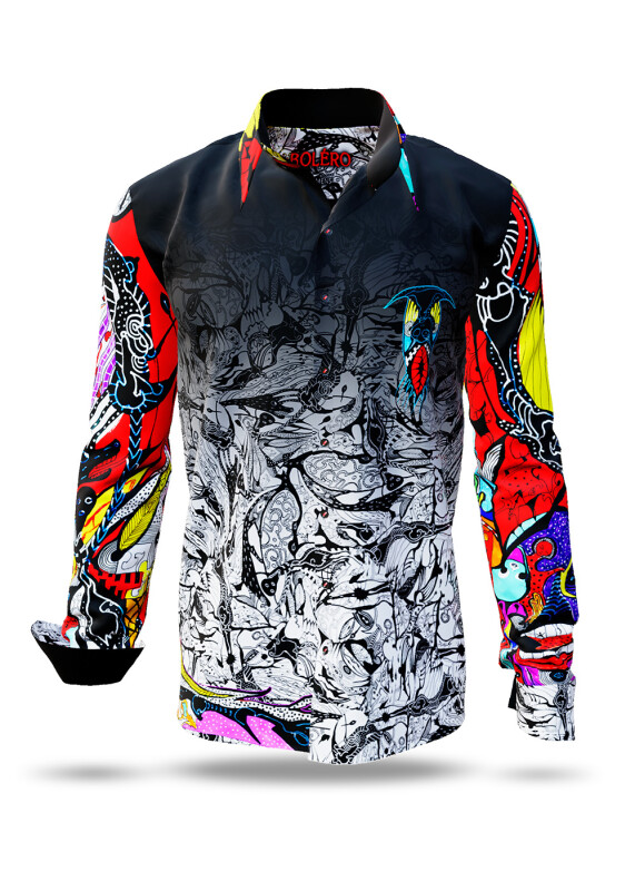 Discover colorful button up shirts for men BOLERO - 100% cotton
