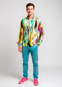Entdecke Hemden Herren THE COLORS OF MIAMI - 100 % BW