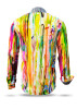 Shirt with Button Down THE COLORS OF MIAMI – GERMENS artfashion – 100 % Cotton - Size L