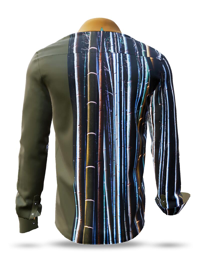 BAMBUS - Dark green shirt - GERMEN