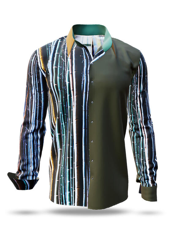 Discover colorful button up shirts for men BAMBOO - 100% cotton