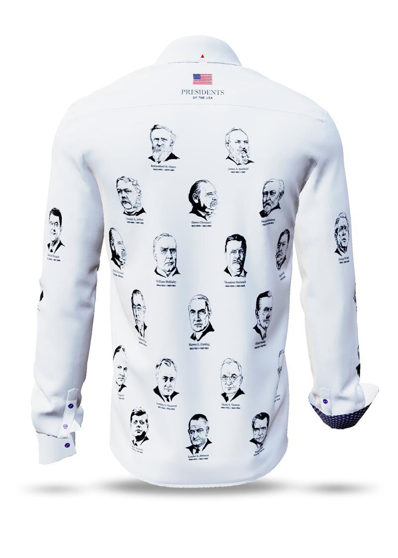PRESIDENTS OF THE USA - Weißes Hemd mit 45...