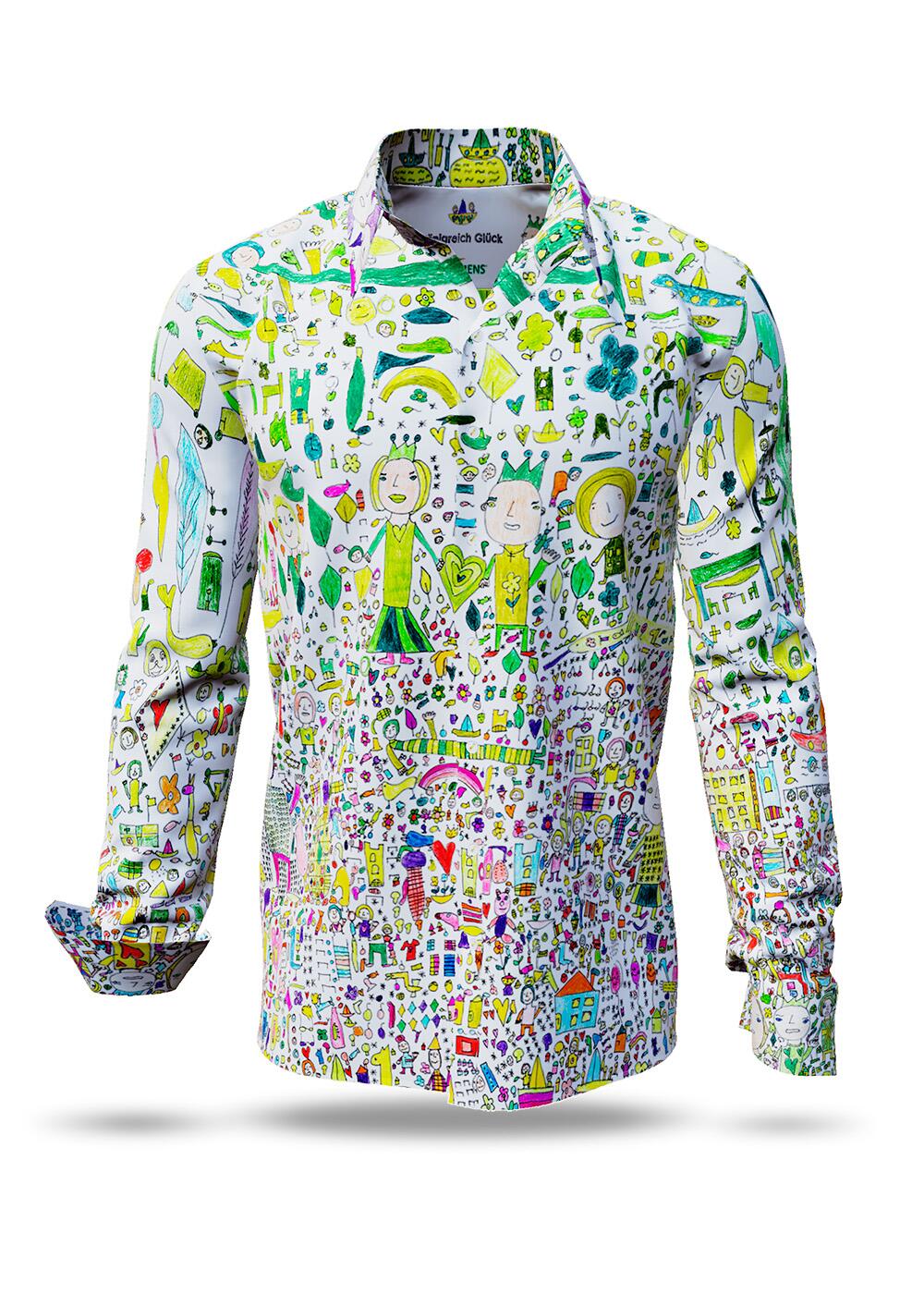 KNIGREICH GLCK - Colorful shirt with many details -...