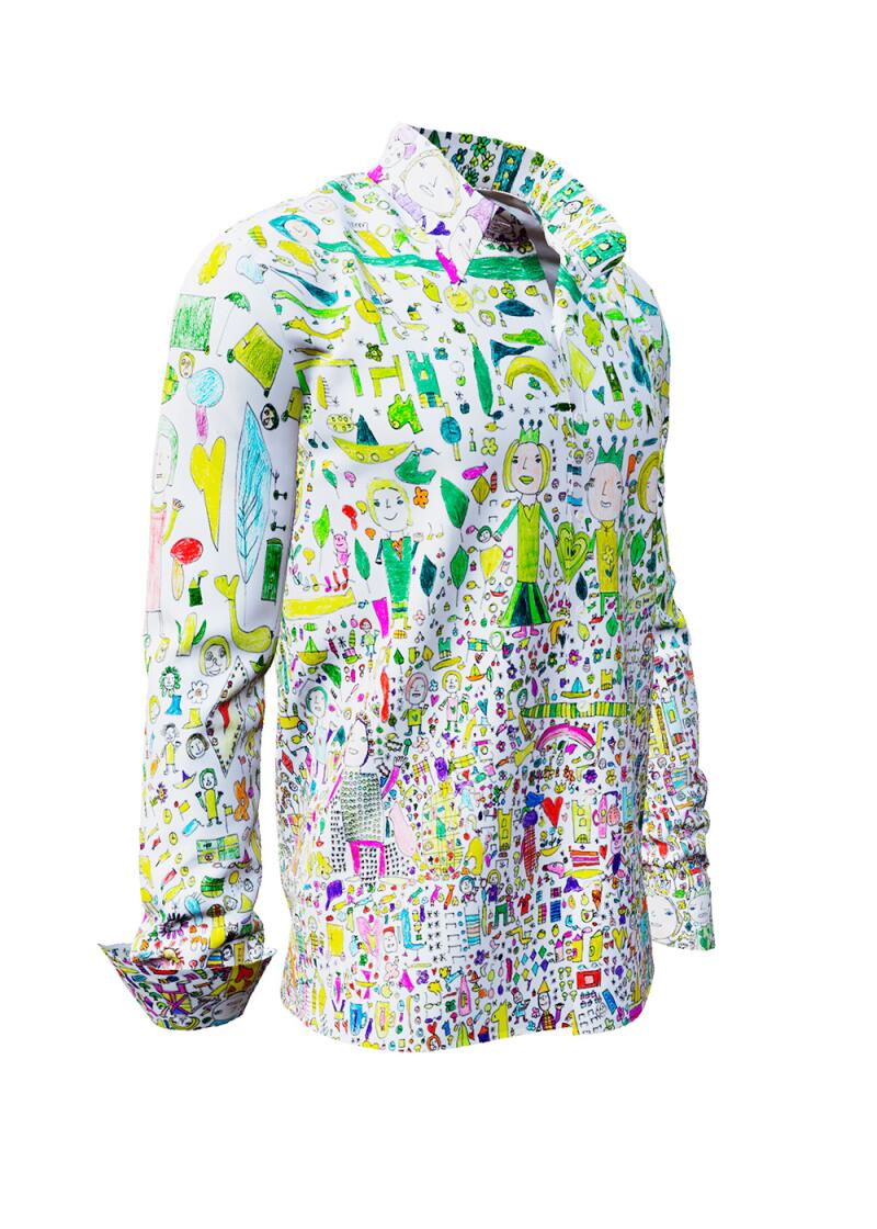 KNIGREICH GLCK - Buntes Hemd mit vielen Details - GERMENS