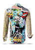 Long Sleeve Button-down Shirt Men ARTIST HAPPINESS – GERMENS artfashion – Size L
