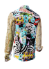 Long Sleeve Button-down Shirt Men ARTIST HAPPINESS – GERMENS artfashion – Size XXL