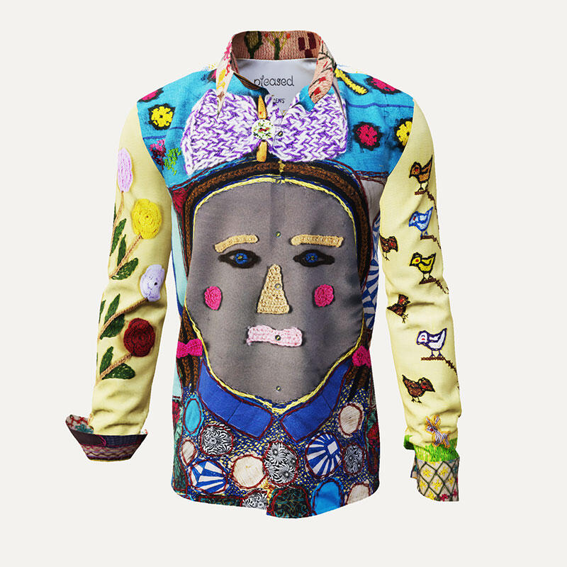 PLEASED - Color shirt with faces - GERMENS