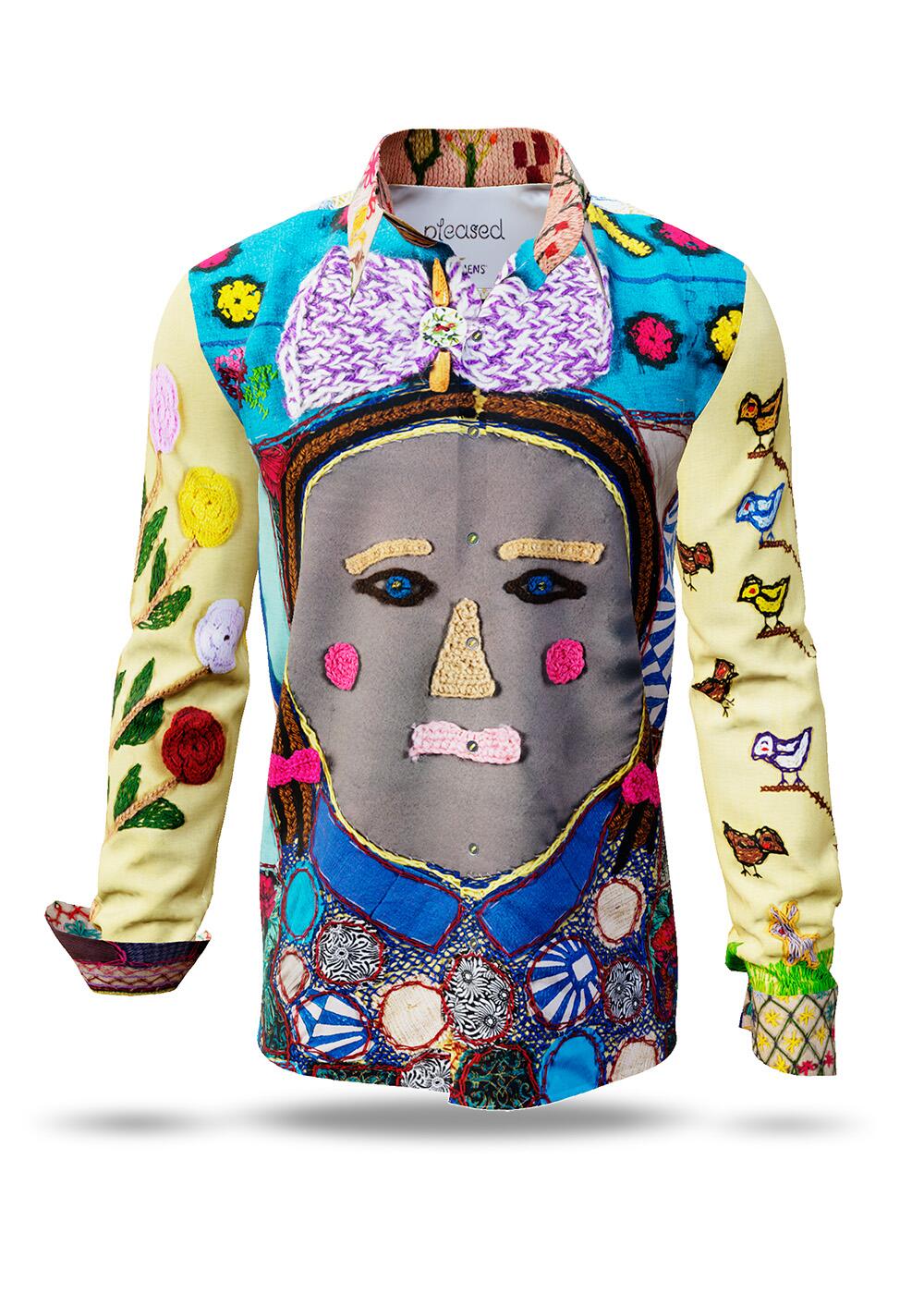 PLEASED - Color shirt with faces - GERMENS
