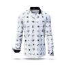 men´s long sleeve casual shirts FLUGZAUBER BLANC - GERMENS
