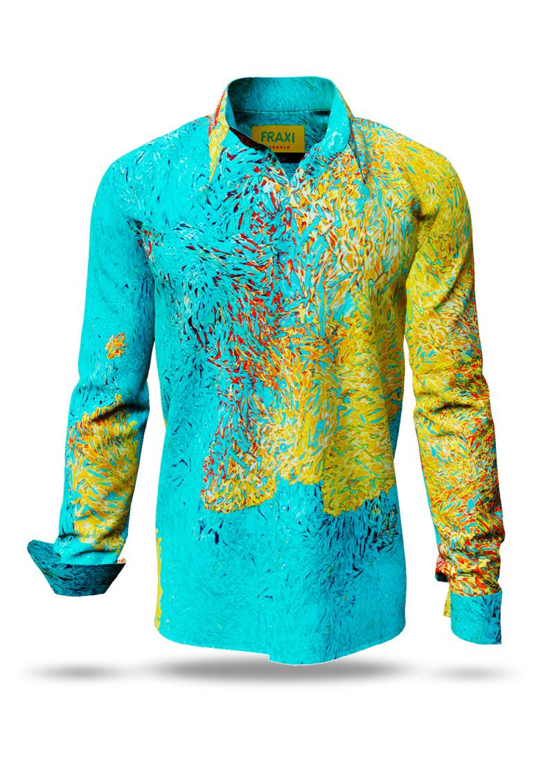 Entdecke bunte Hemden Herren FRAXI BERMULO - 100 % BW