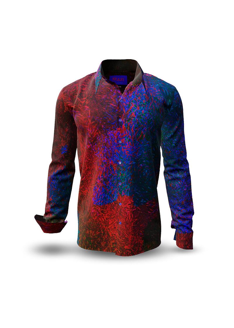 FRAXI KALUDINA - blue red black shirt - GERMENS