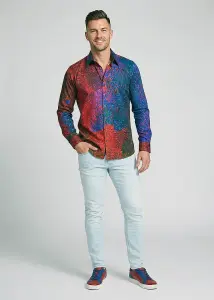Discover colorful button up shirts for men FRAXI KALUDINA...
