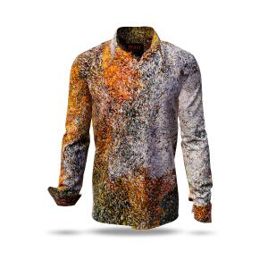 FRAXI KIXALA - Brown ochre shirt - GERMENS