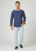 Discover colorful button up shirts for men ROMO - 100% cotton