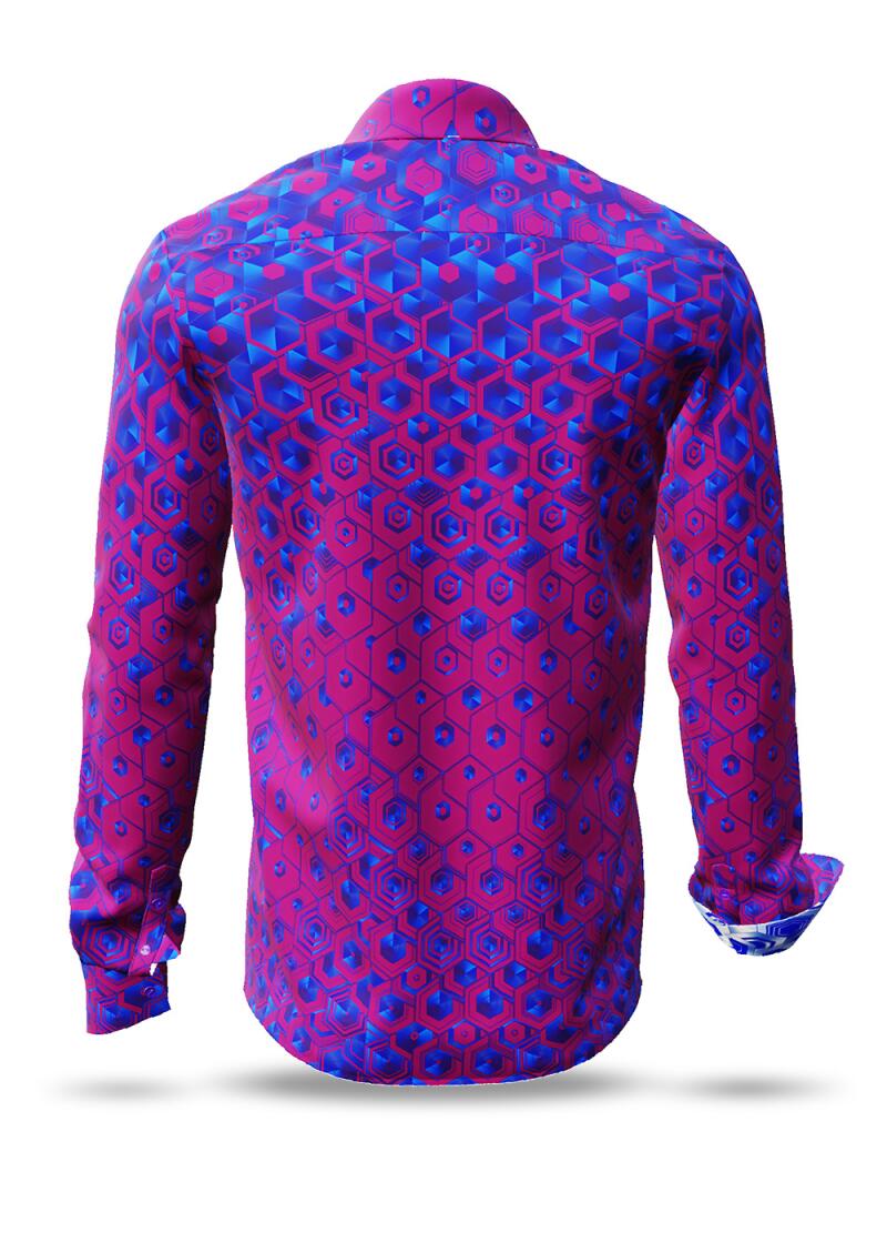 HEXAGON AMETHYST - Blau violettes Hemd - GERMENS