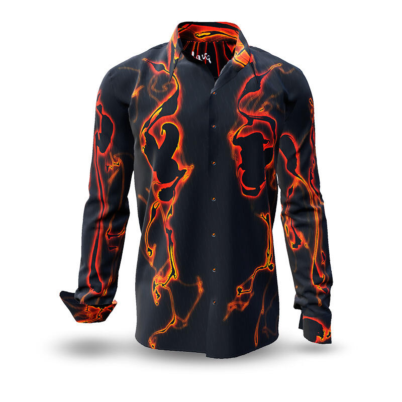 Button Up Shirt LAVA from GERMENS