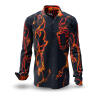 Button Up Shirt LAVA from GERMENS