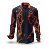 Button Up Shirt LAVA from GERMENS