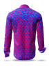 Discover colorful button up shirts for men HEXAGON AMETHYST - 100% cotton