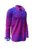 Button Up Shirt HEXAGON AMETHYST from GERMENS XXL