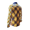 BERGIDYLL SAND - Ochre check shirt - GERMENS