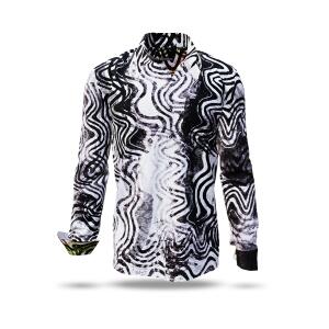 GOOD VIBRATIONS - Black white shirt - GERMENS