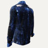 RAKU - Dark blue shirt with structures - GERMENS