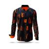 ZORN - Black shirt with orange - GERMENS