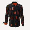 ZORN - Black shirt with orange - GERMENS