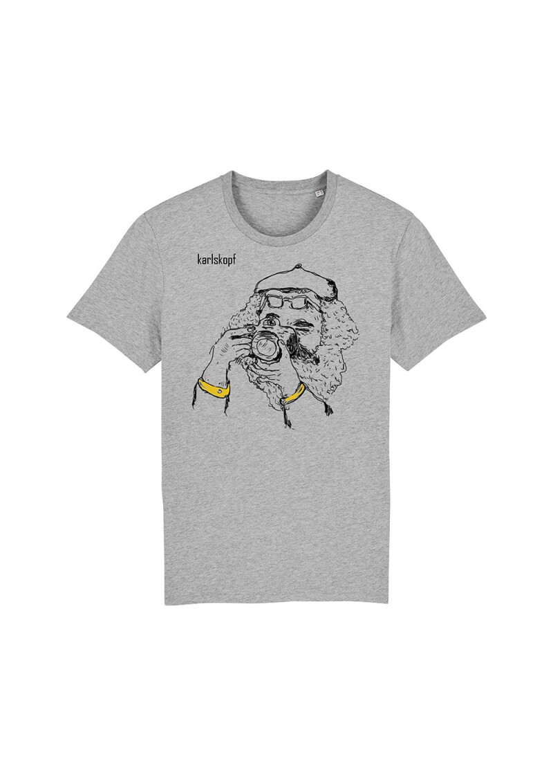 FOTOGRAF - Graues Herren TShirt - KARLSKOPF