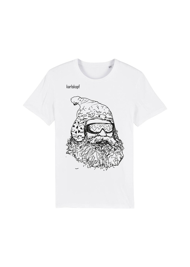 SKIFAHRER - Weißes Herren TShirt - KARLSKOPF