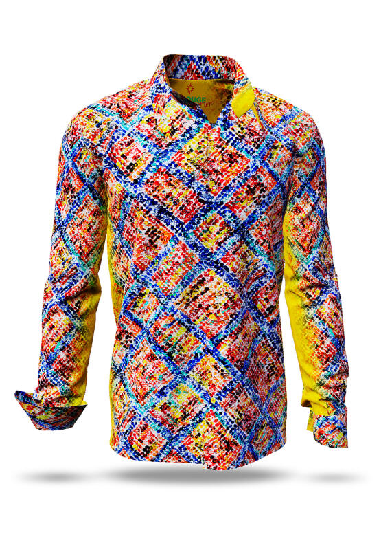 Entdecke bunte Hemden Herren MIROUGE SUMMER - 100 % Baumwolle