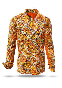 Entdecke bunte Hemden Herren MIROUGE FALL - 100 % BW
