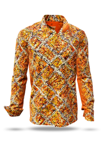 Entdecke bunte Hemden Herren MIROUGE FALL - 100 % Baumwolle