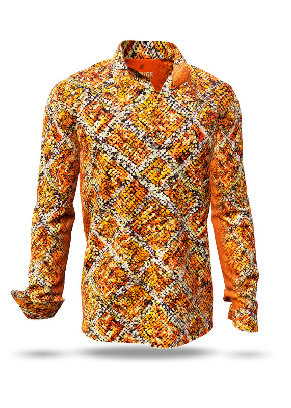 Entdecke bunte Hemden Herren MIROUGE FALL - 100 % Baumwolle