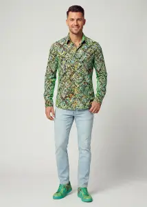 Discover colorful button up shirts for men MIROUGE SPRING...