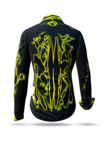 extravagant black and green shirt blouse for women TERRA...