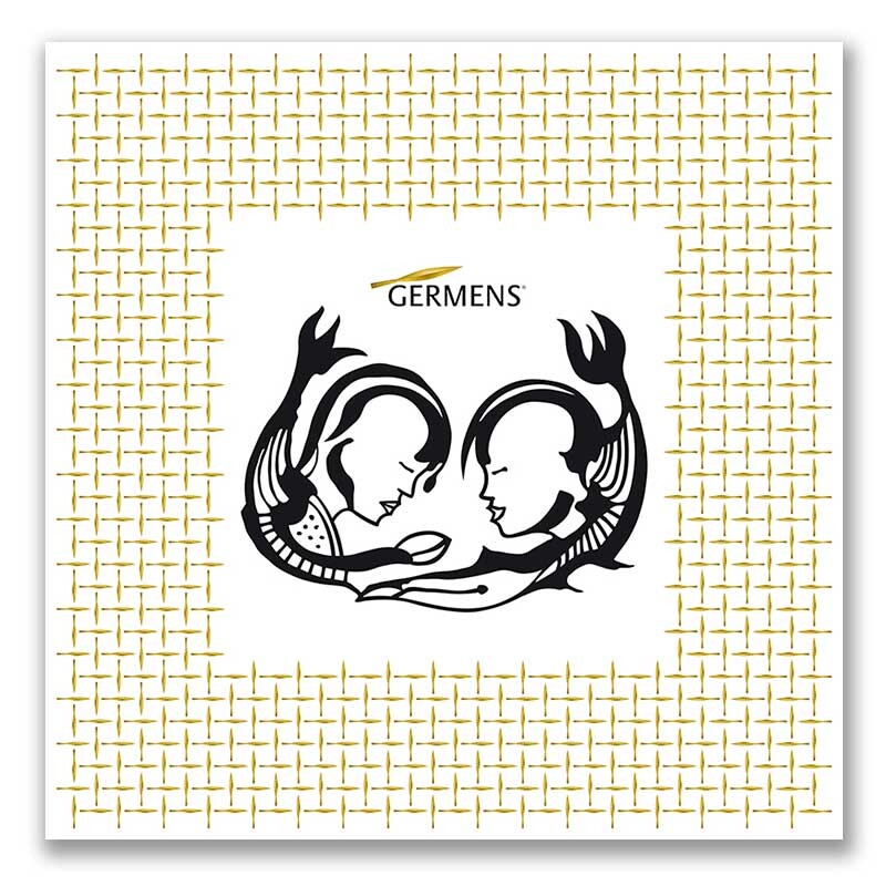 PÄRCHEN - Helles Seidentuch - GERMENS