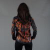 LAVA - Schwarz orangene Bluse - GERMENS