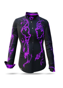 ausgefallene Damenbluse für Damen - ULTRA-V- 100 %...