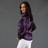 ULTRA-V -Black purple blouse - GERMENS