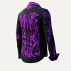 ULTRA-V -Black purple blouse - GERMENS