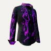 ULTRA-V - black and purple Blouse for women by GERMENS artfashion L