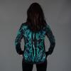 KALLAINOS - black and turquoise Blouse for women by GERMENS artfashion L