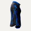 BLUEZONE - Schwarz blaue Bluse - GERMENS