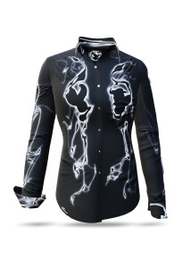 ausgefallene Damenbluse für Damen - DARKLIGHT - 100...